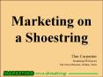Marketing on a Shoestring PowerPoint PPT Presentation