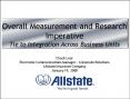 Overall Measurement and Research Imperative Tie to Integration Across Business Units PowerPoint PPT Presentation