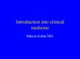 Introduction into clinical medicine PowerPoint PPT Presentation