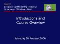 Introductions and Course Overview PowerPoint PPT Presentation