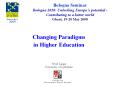 Changing Paradigms PowerPoint PPT Presentation