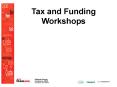 Tax and Funding PowerPoint PPT Presentation