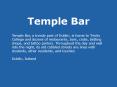 Temple Bar, a trendy part of Dublin, is home to Trinity College and dozens of restaurants, bars, clu PowerPoint PPT Presentation