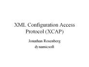 XML Configuration Access Protocol (XCAP)