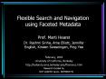 Flexible Search and Navigation using Faceted Metadata PowerPoint PPT Presentation