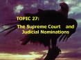 The Supreme Court and Judicial Nominations PowerPoint PPT Presentation