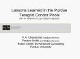 Lessons Learned in the Purdue Teragrid Condor Pools With An Adventure in Light Weight Adaptation PowerPoint PPT Presentation