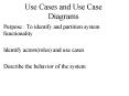 Use Cases and Use Case Diagrams PowerPoint PPT Presentation