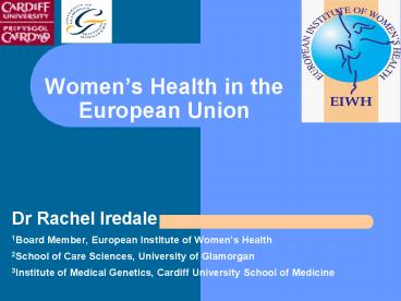 Womens Health in the European Union
