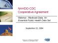 NAHDOCDC COOPERATIVE AGREEMENT PowerPoint PPT Presentation