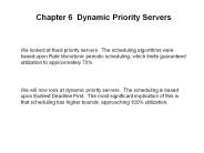 Chapter 6 Dynamic Priority Servers