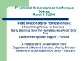 4th National Homelessness Conference Sydney March 13 2006 PowerPoint PPT Presentation