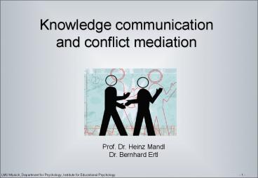 Knowledge communication