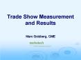 Trade Show Measurement and Results PowerPoint PPT Presentation