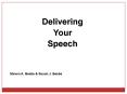 Delivering PowerPoint PPT Presentation