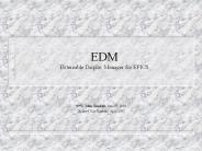 EDM Extensible Display Manager for EPICS