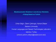 Morphosemantic Relations in and Across Wordnets: