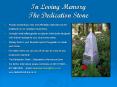 In Loving Memory The Dedication Stone PowerPoint PPT Presentation