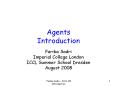Agents Introduction PowerPoint PPT Presentation