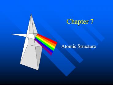 Atomic Structure