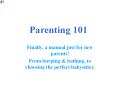 Parenting 101
