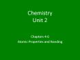 Chemistry Unit 2 PowerPoint PPT Presentation