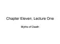 Chapter Eleven, Lecture One PowerPoint PPT Presentation