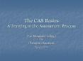 The CAS Basics A Training in the Assessment Process PowerPoint PPT Presentation