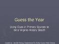 Guess the Year PowerPoint PPT Presentation