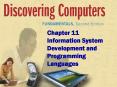 Chapter 11 Information System Development and Programming Languages PowerPoint PPT Presentation
