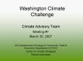 Washington Climate Challenge PowerPoint PPT Presentation