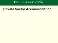 Private Sector Accommodation PowerPoint PPT Presentation