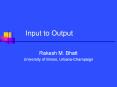 Input to Output PowerPoint PPT Presentation