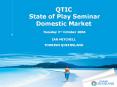 QTIC State of Play Seminar Domestic Market Tuesday 3rd October 2006 IAN MITCHELL TOURISM QUEENSLAND PowerPoint PPT Presentation