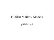 Hidden Markov Models