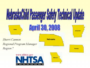 NebraskaChild Passenger Safety Technical Update