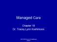 Managed Care PowerPoint PPT Presentation