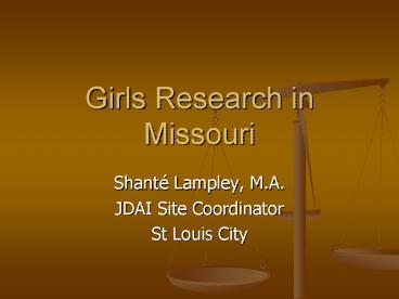 Girls Research in Missouri