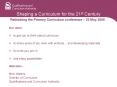 Shaping a Curriculum for the 21st Century PowerPoint PPT Presentation
