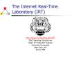 The Internet Real-Time Laboratory (IRT) PowerPoint PPT Presentation