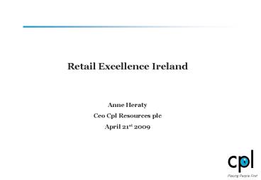 IBM in Partnership with CPL Solutions