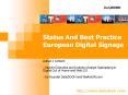 Status And Best Practice European Digital Signage PowerPoint PPT Presentation