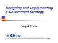 Designing and Implementing eGovernment Strategy PowerPoint PPT Presentation