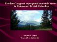 Residents support to proposed mountain resort in Valemount, British Columbia PowerPoint PPT Presentation