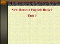 New Horizon English Book 1 PowerPoint PPT Presentation