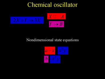 Chemical oscillator