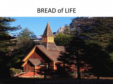 BREAD of LIFE