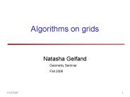 Algorithms on grids