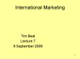 International Marketing PowerPoint PPT Presentation