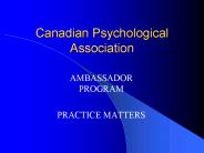 Canadian Psychological Association